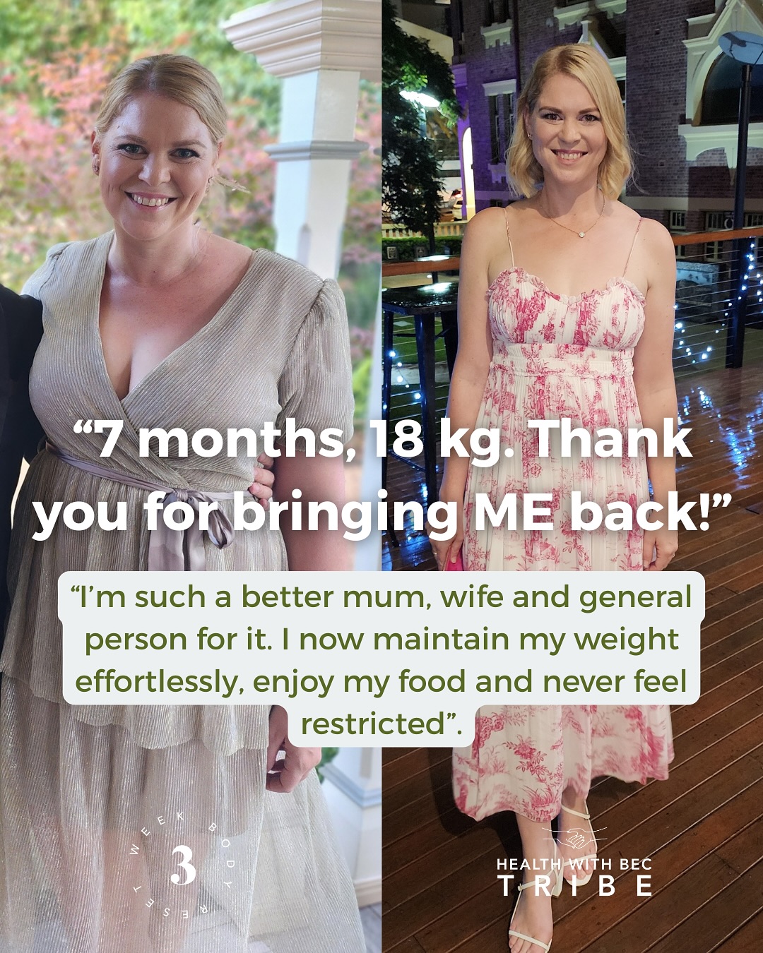 Health With Bec Facebook ad