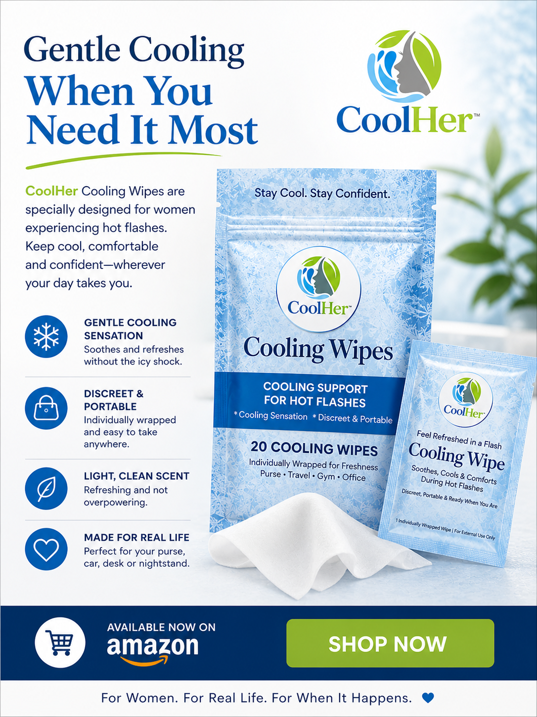 CoolHer Facebook ad