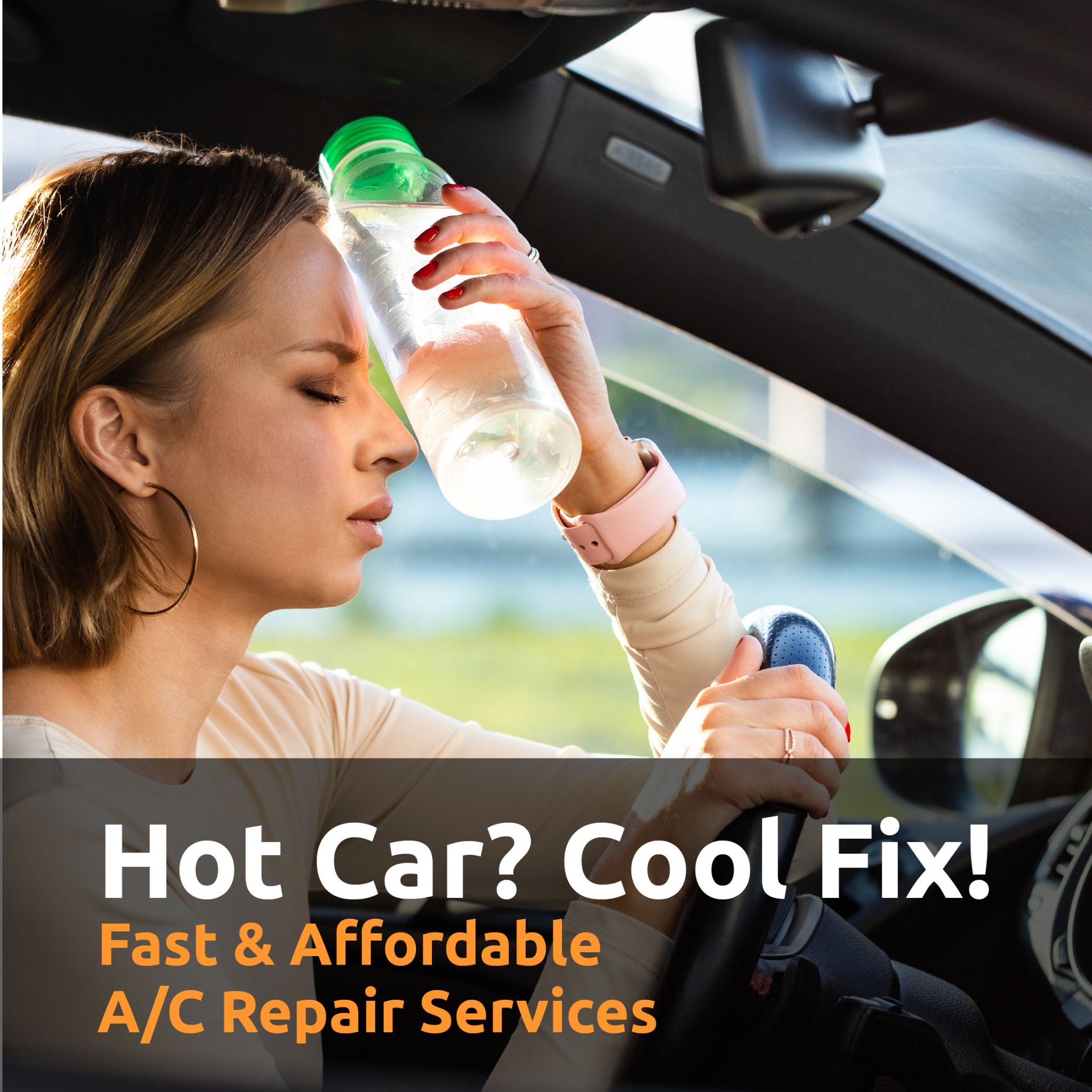 Willow Bend Automotive Facebook ad: Hot Car? Cool Fix!