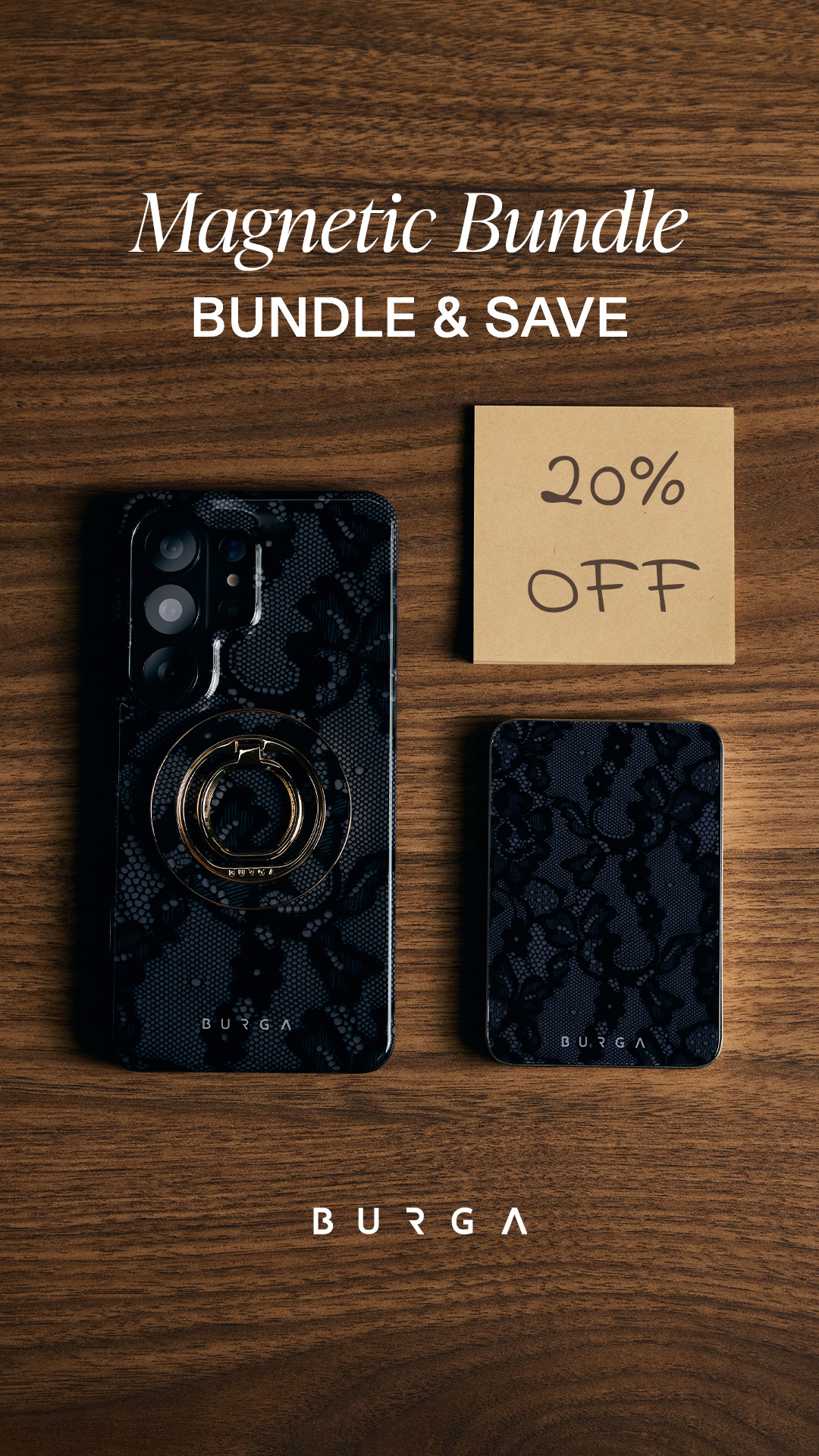 BURGA Cases Facebook ad