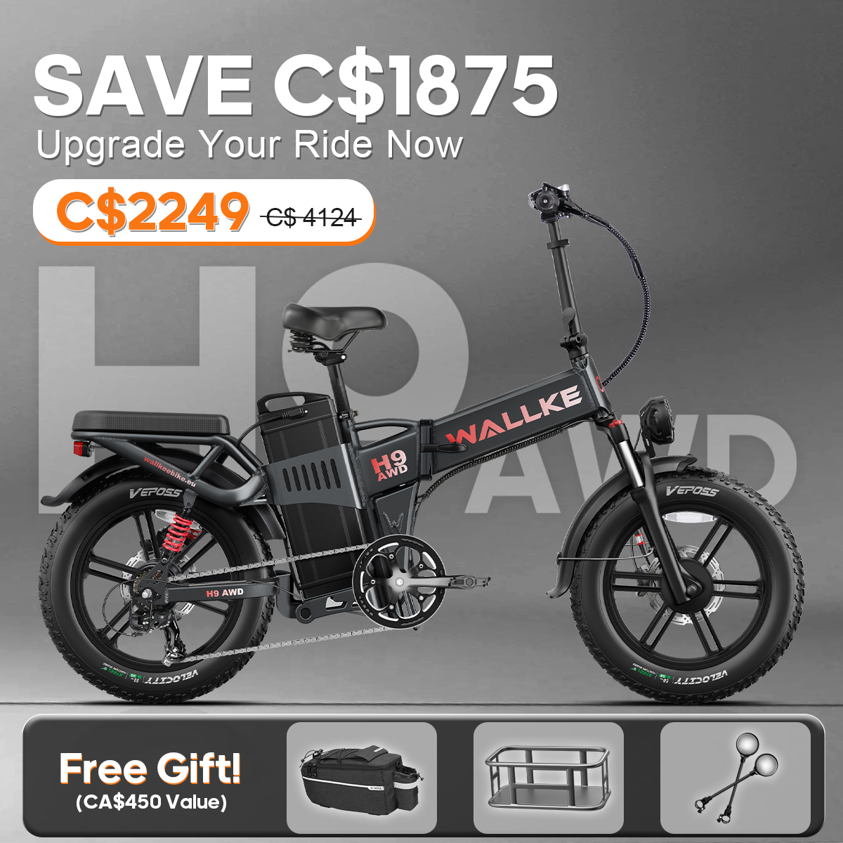 Wallke Ebike Facebook ad: Last Chance: Flash Sale Ends Soon
