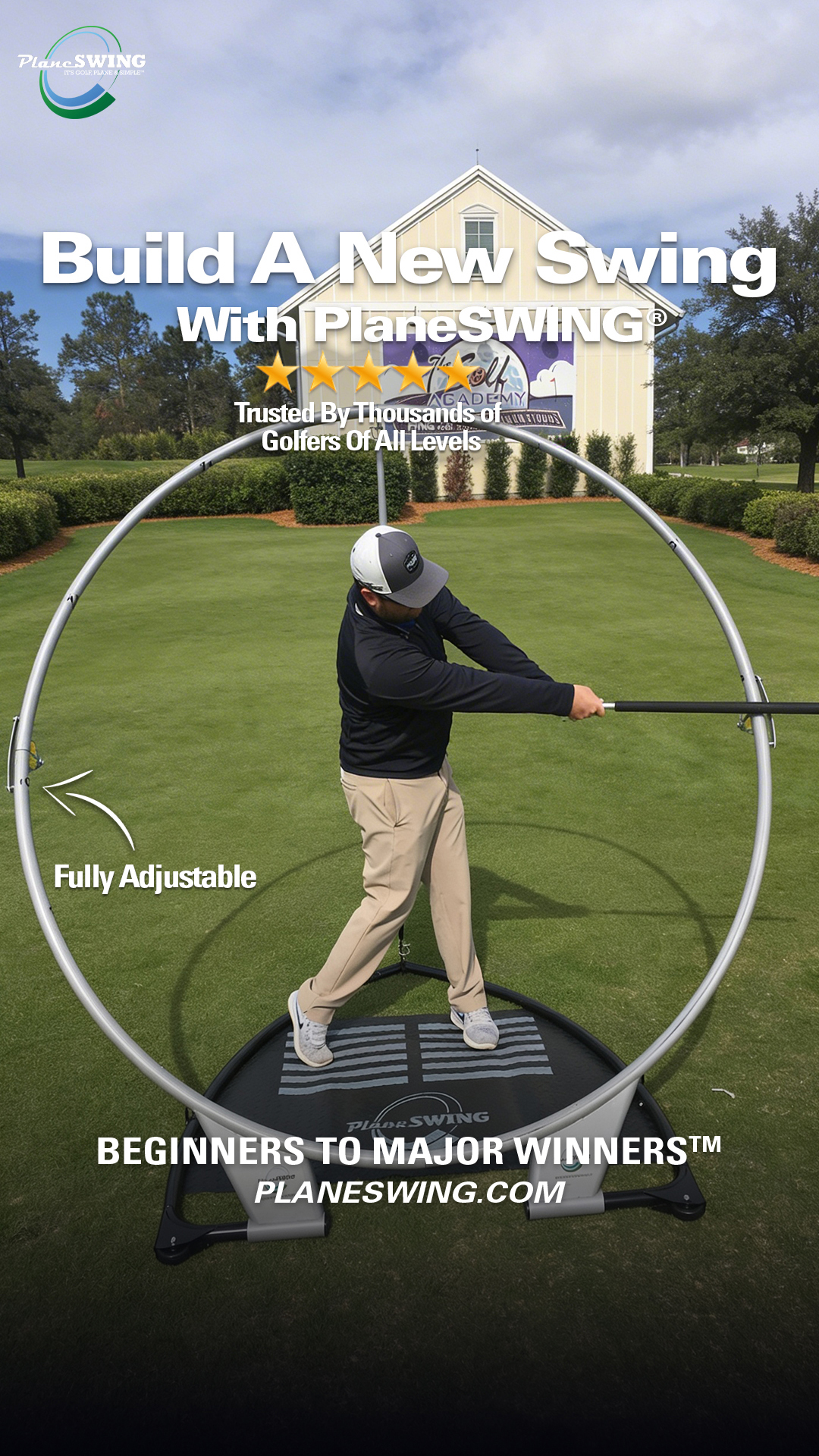 Plane Swing Golf Swing Trainer Facebook ad