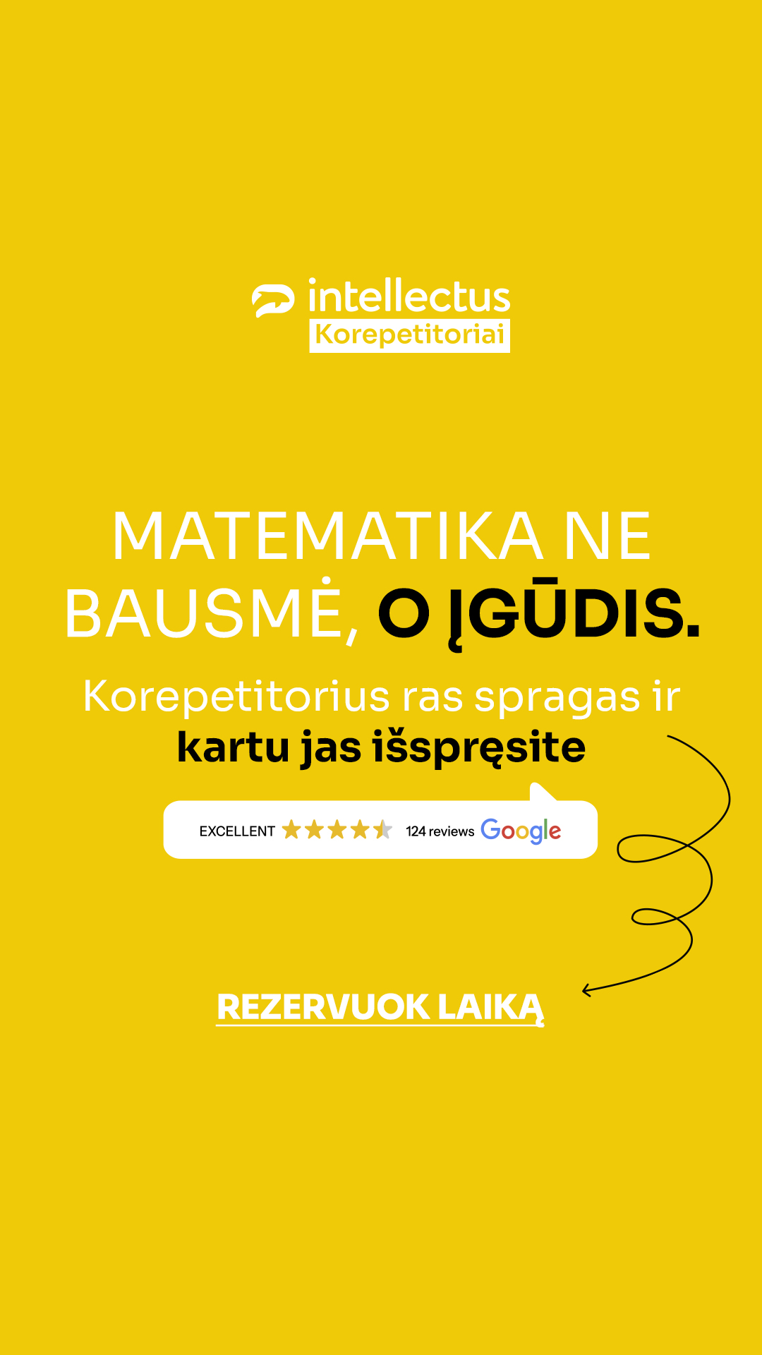 Intellectus korepetitoriai Facebook ad: Matematikos korepetitoriai online