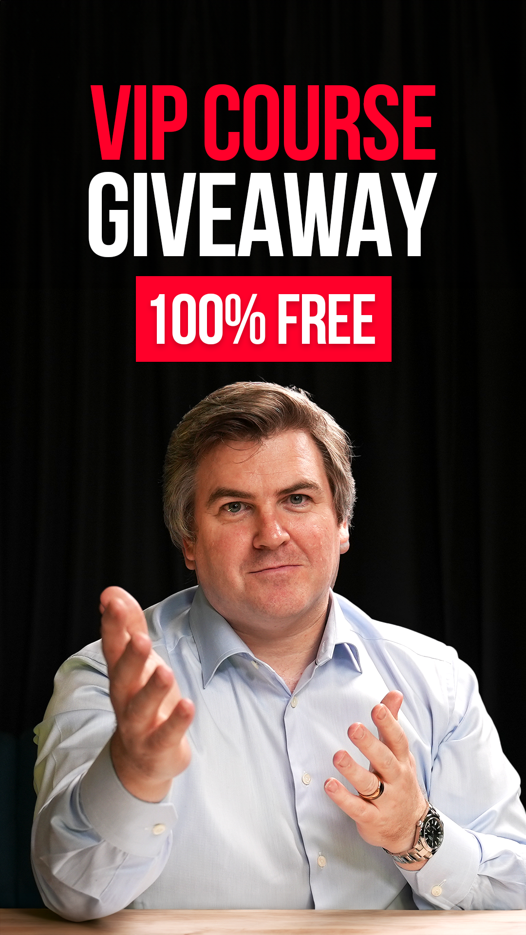 IELTS Advantage Facebook ad: Boost Your IELTS Score for FREE with Our VIP Course…
