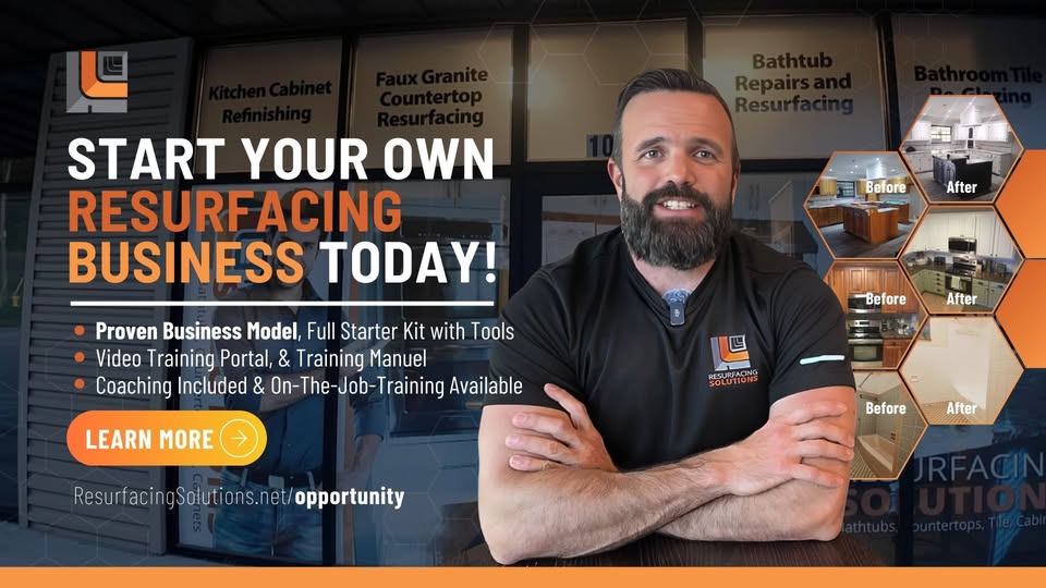 Resurfacing Solutions Facebook ad: Full Business Starter Kit