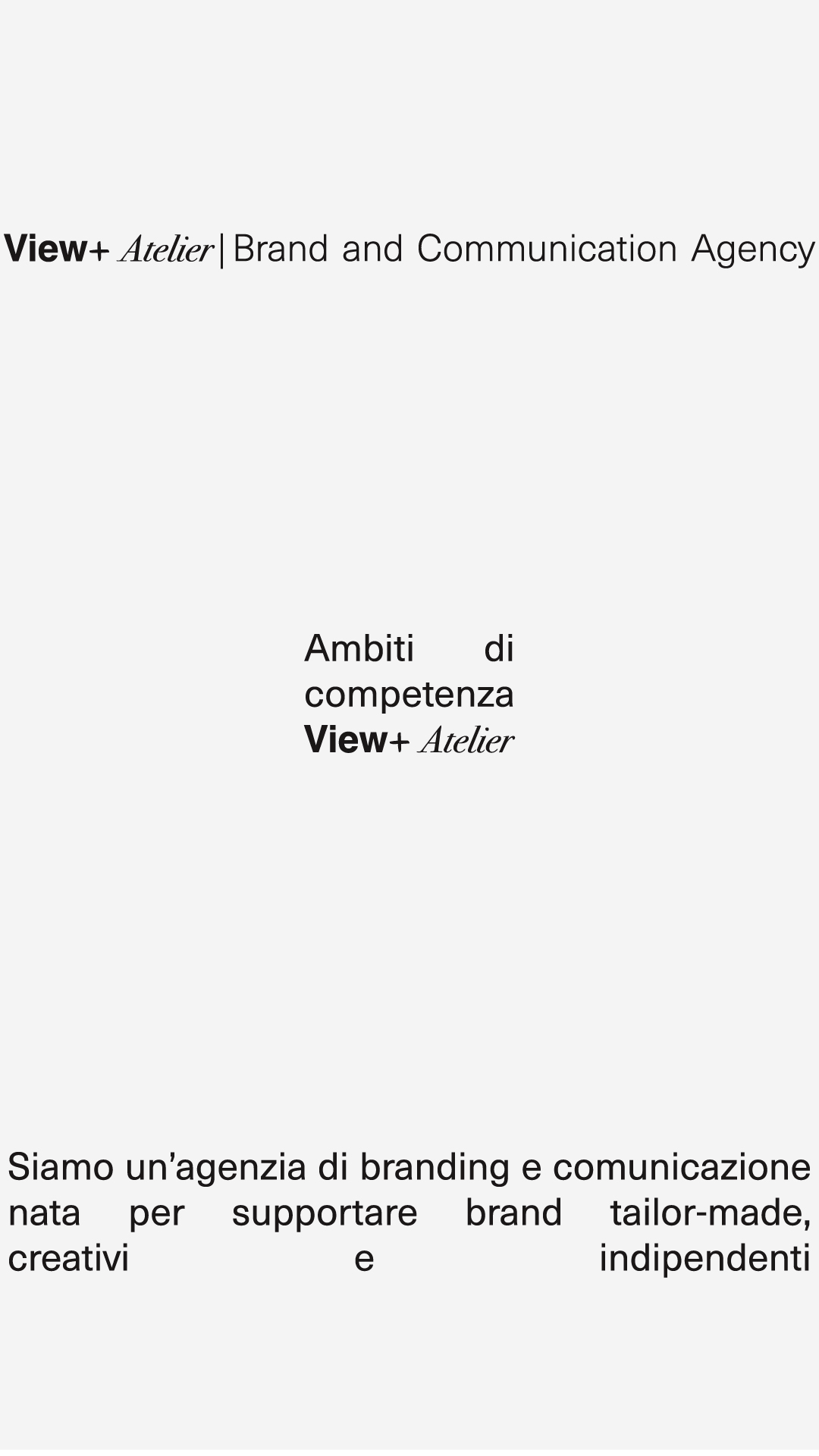 View+ Atelier - branding & communication agency Facebook ad from Dec 8, 2025