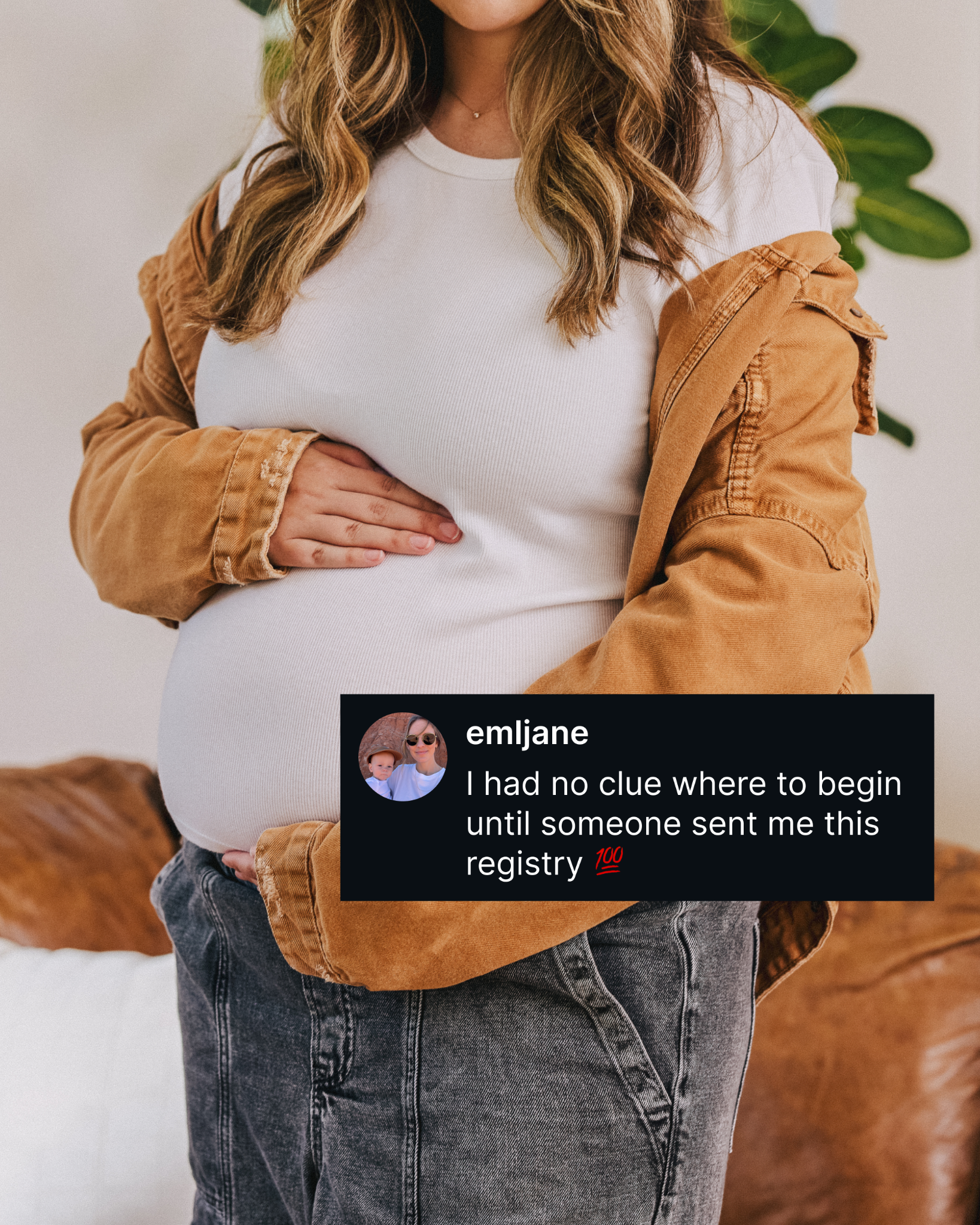 Babylist Facebook ad