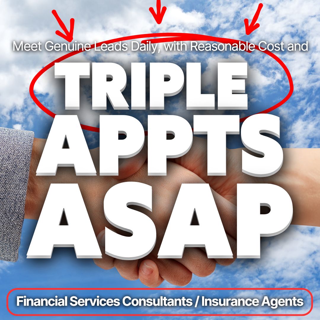 Toasty Warm Leads Facebook ad: Built For Financial Consultants.