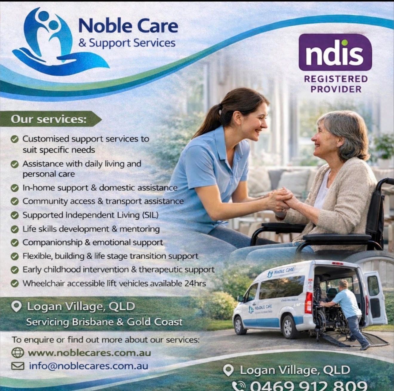 Noble Care & Support Services Facebook ad