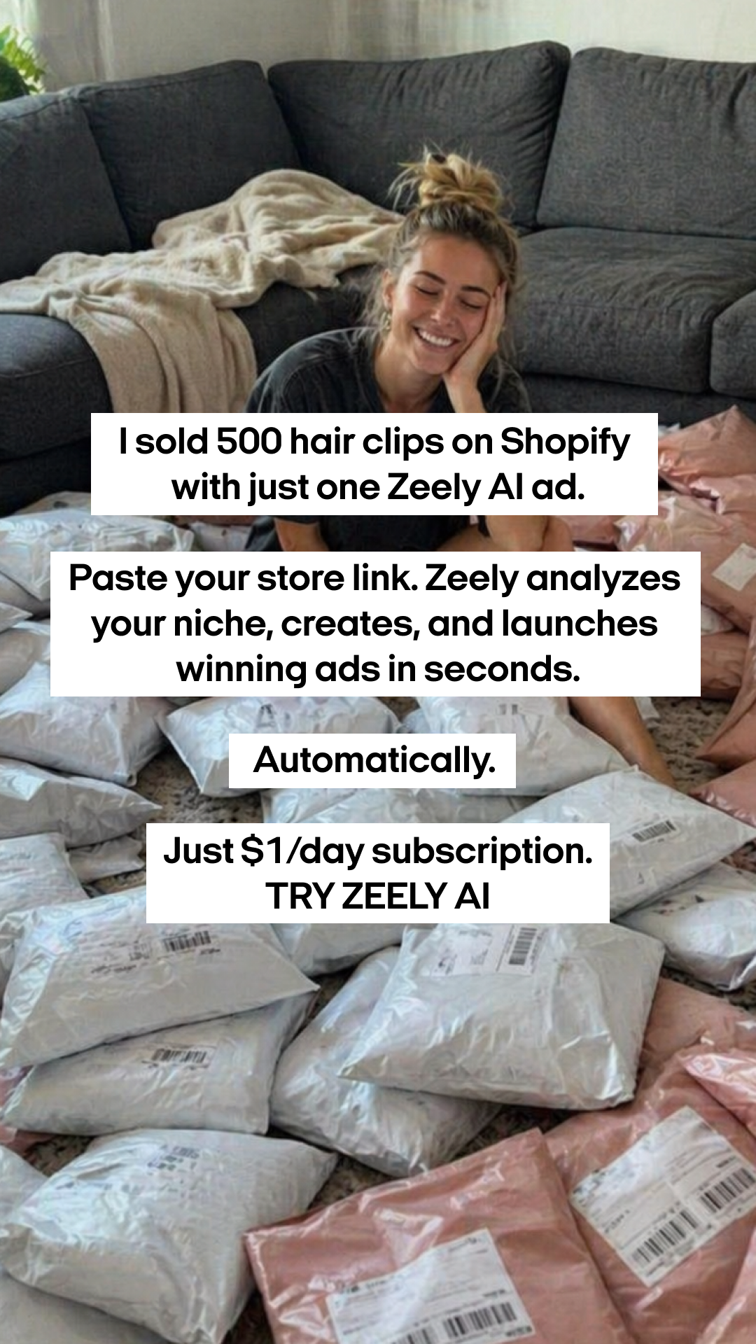 Zeely Facebook ad