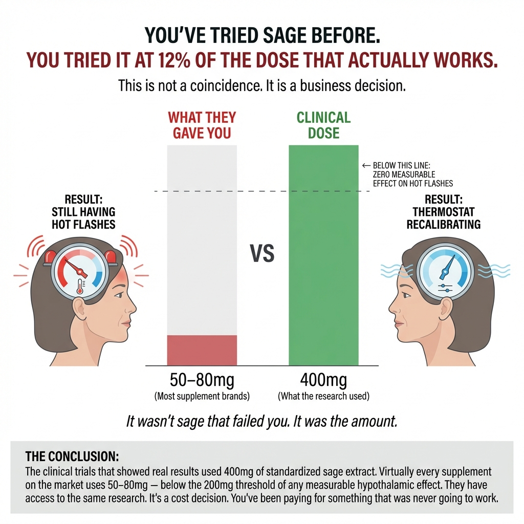 Vono Labs Facebook ad: Your Hot Flashes Aren't A Hormone Problem. They're A…