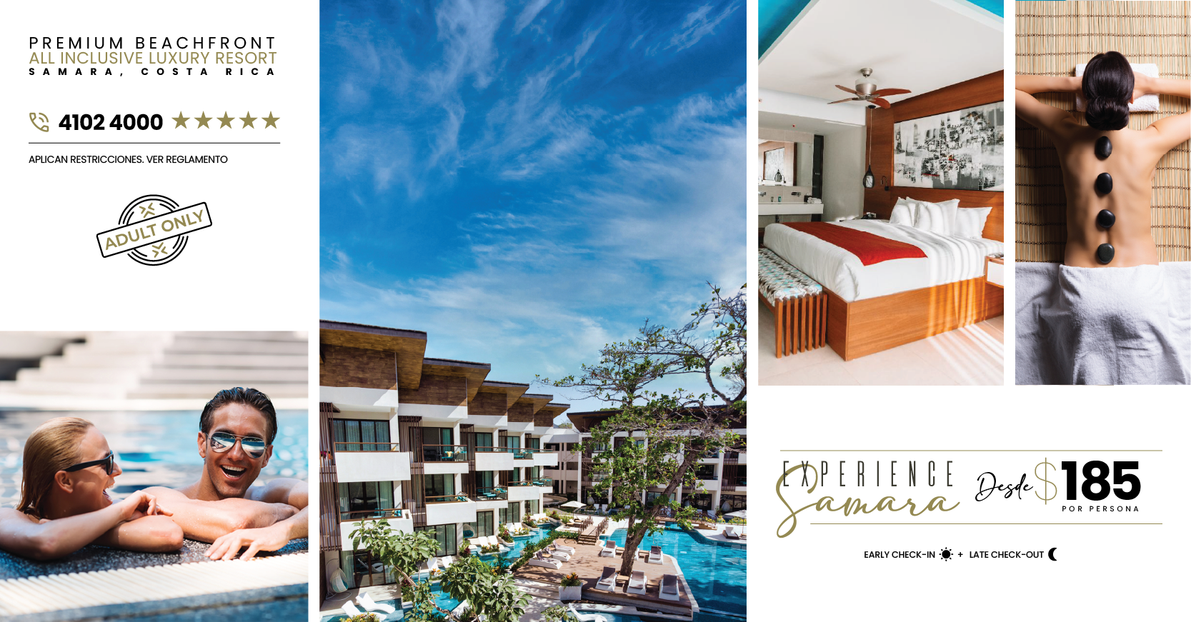 Azura Resorts Facebook ad: Reservá ahora
