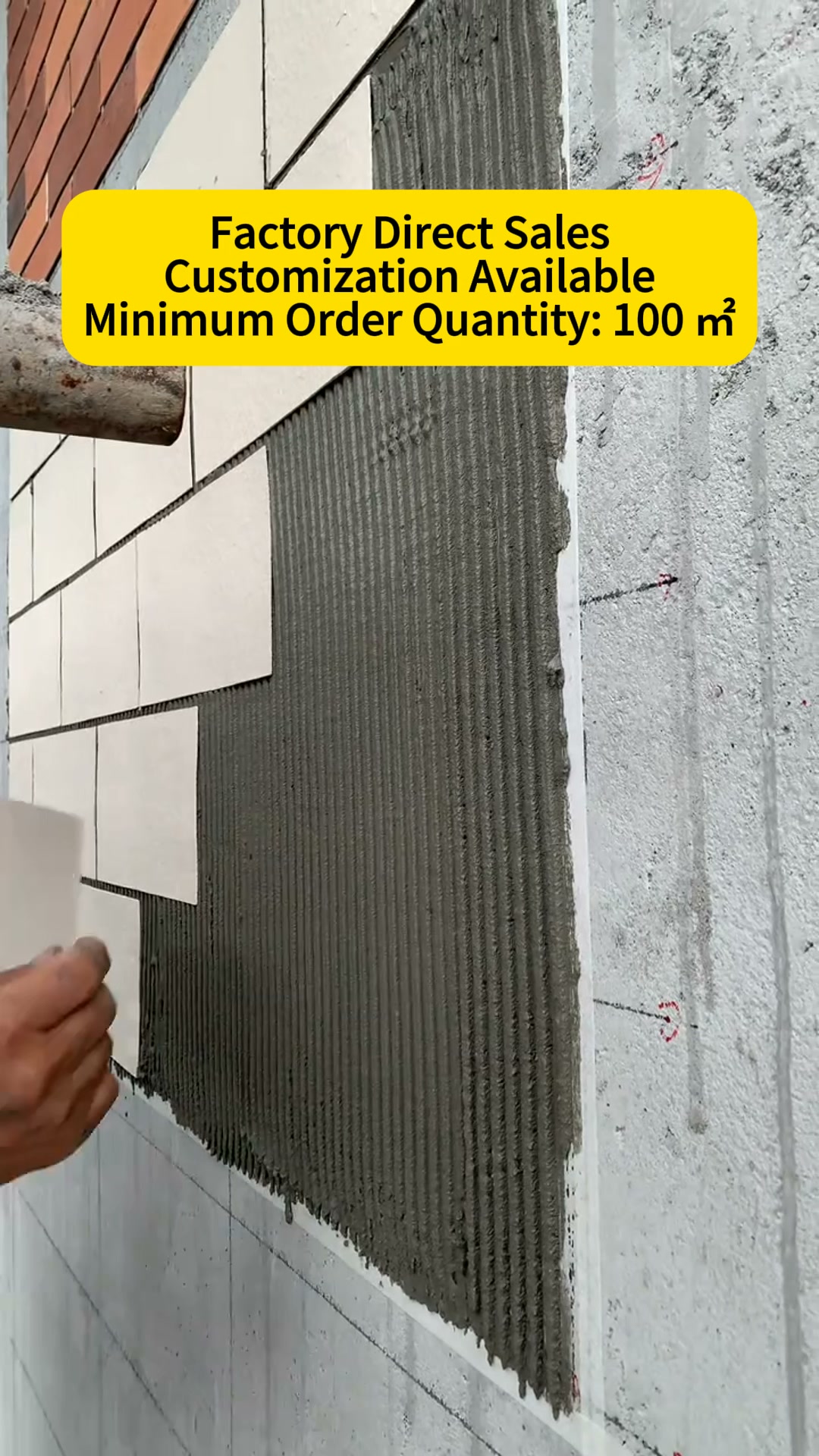 Huanxing mortar manufacturer Facebook ad: Flexible Stone Veneer | Lightweight, Bendable & Realistic