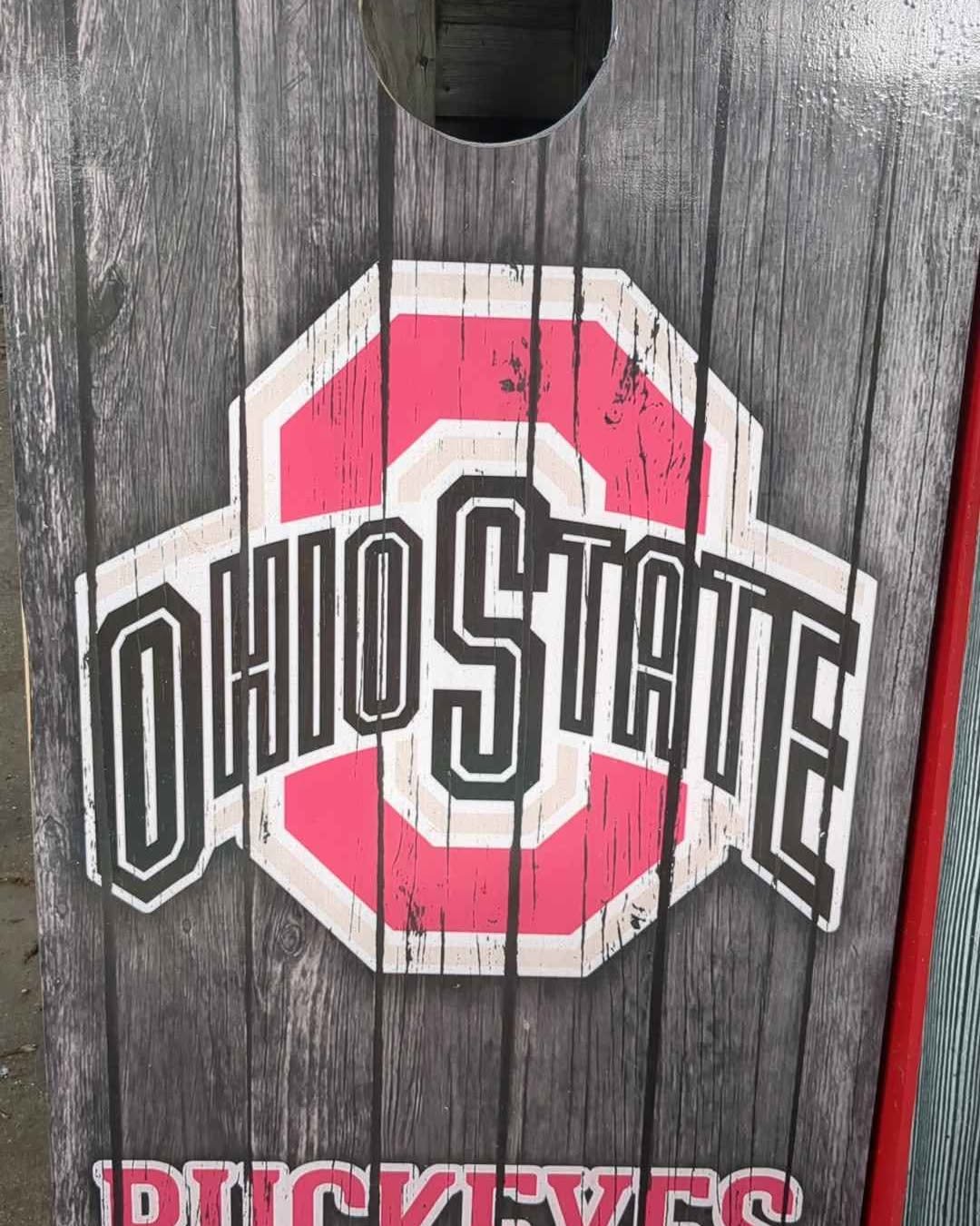 Karen Wilder Facebook ad: Cornhole Backyard Custom Made Indiana University IU Ohio…