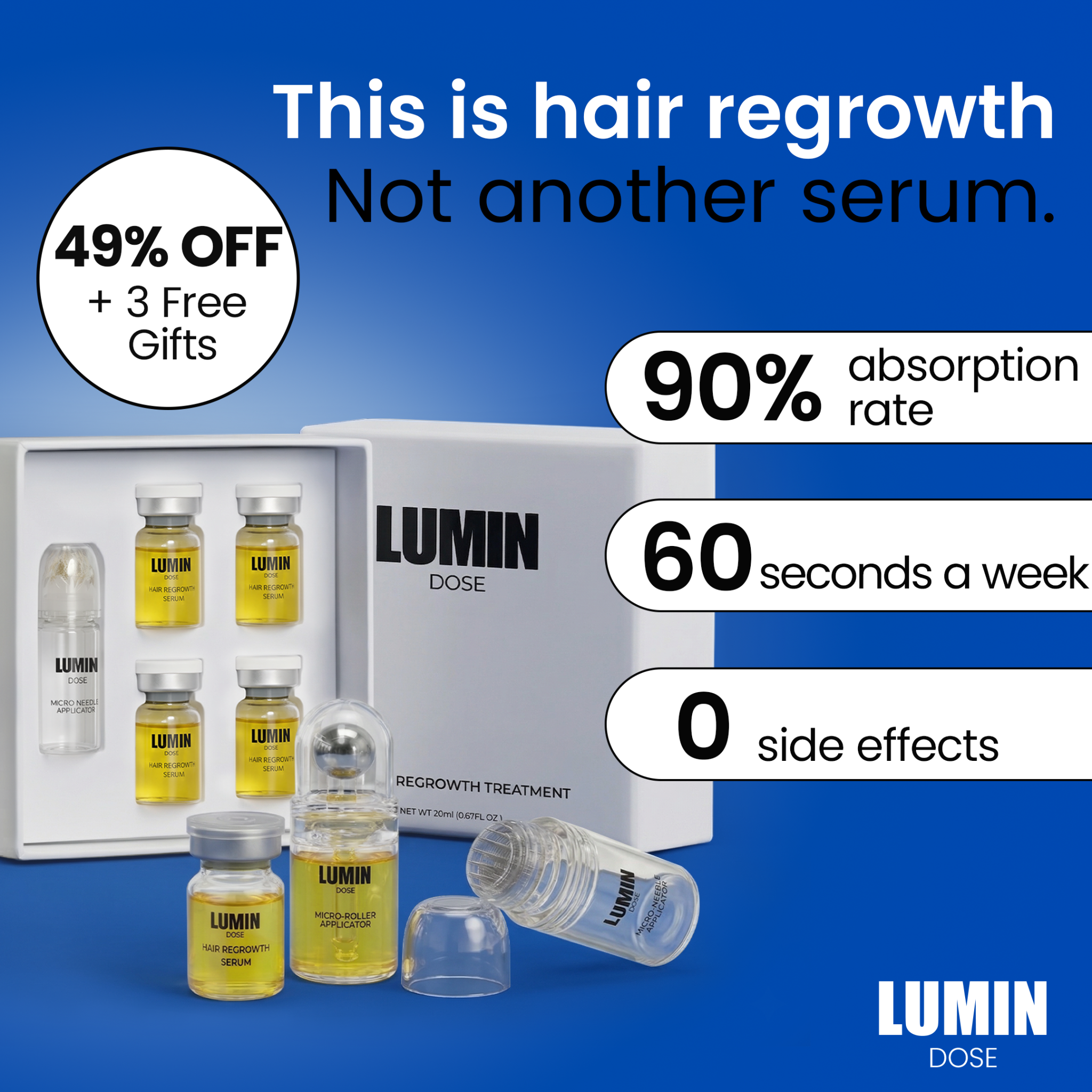 Lumin Dose Facebook ad