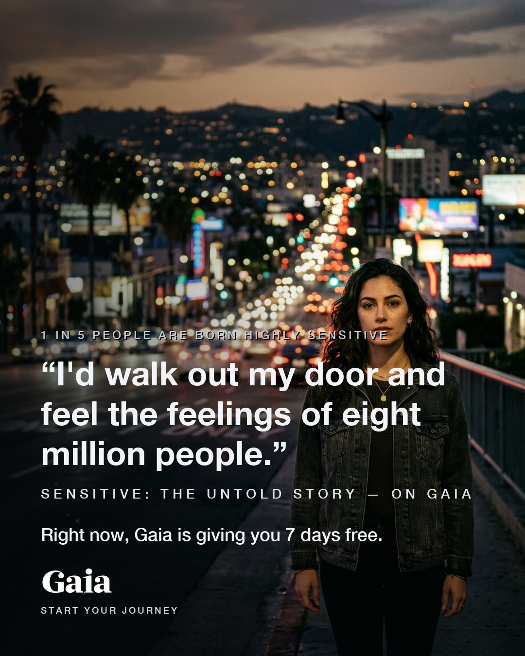 Gaia Facebook ad