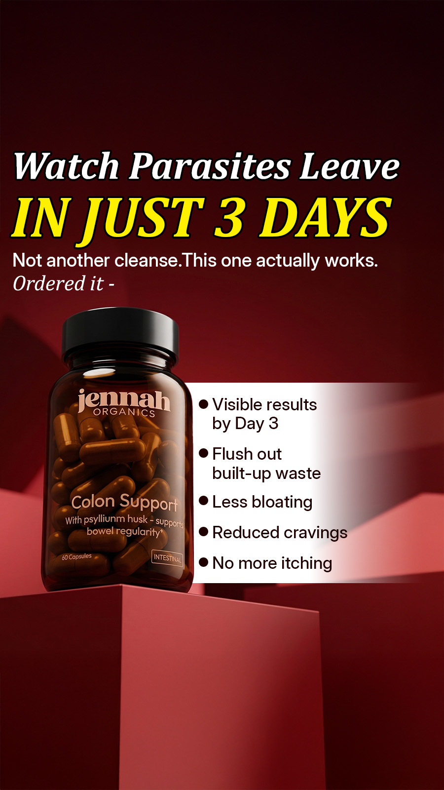 Jennah Organics Facebook ad