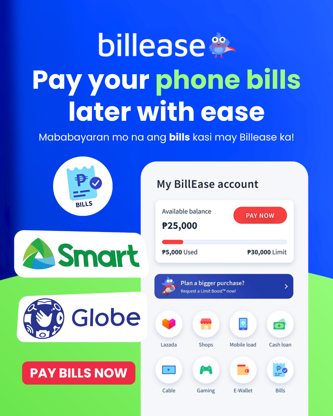 BillEase Facebook ad