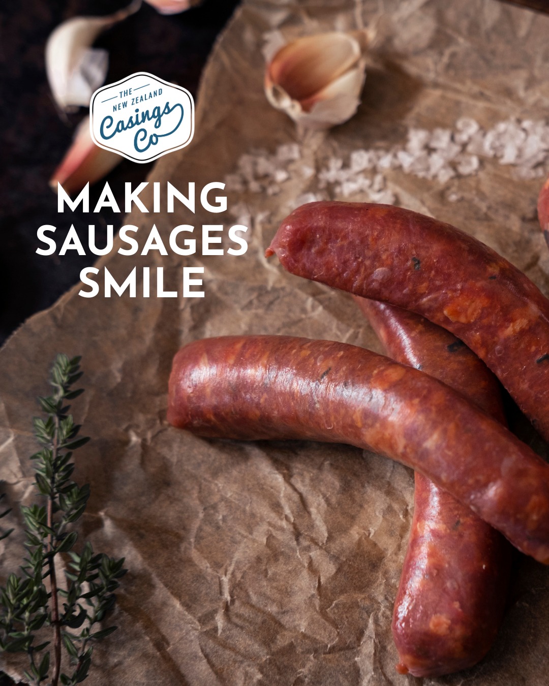 The New Zealand Casings Co Facebook ad: Never trust a straight sausage!