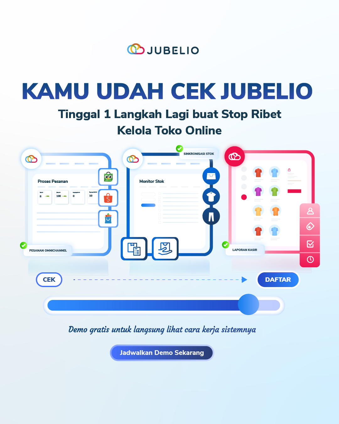Jubelio Facebook ad