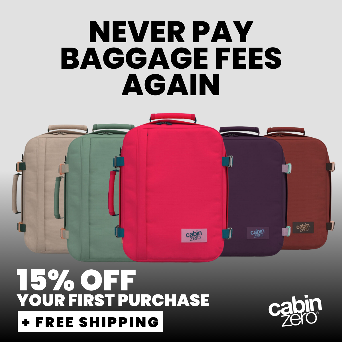 CabinZero Facebook ad