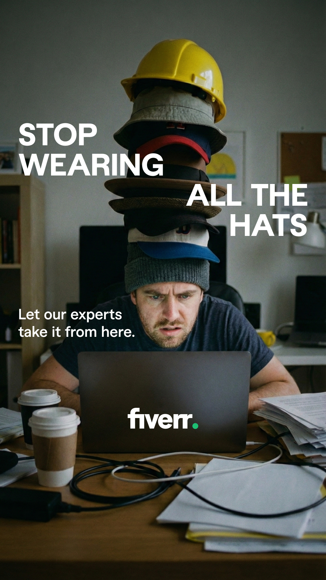 Fiverr Facebook ad