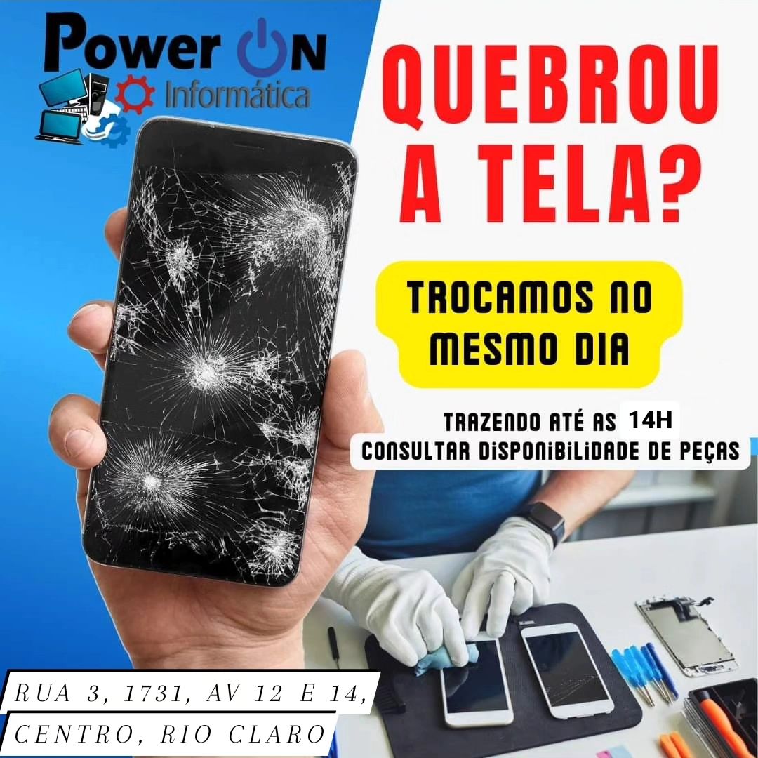 PowerOn Informática Facebook ad: Faça um orçamento sem compromisso!