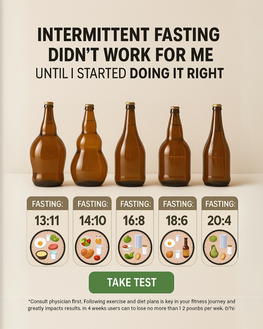 BodyFast Intermittent Fasting App Facebook ad