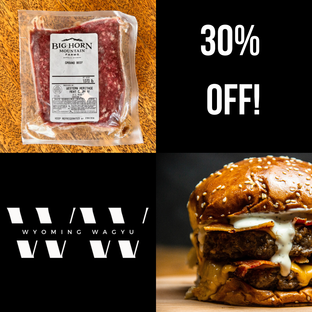 Big Horn Mountain Farms Facebook ad: WYOMING WAGYU SALE