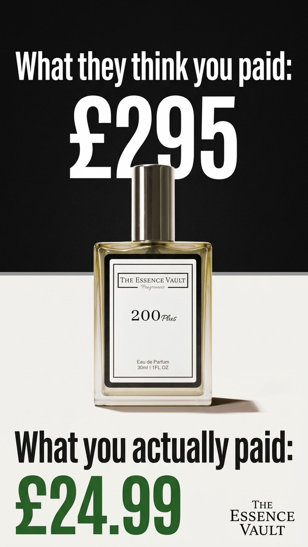 The Essence Vault Facebook ad