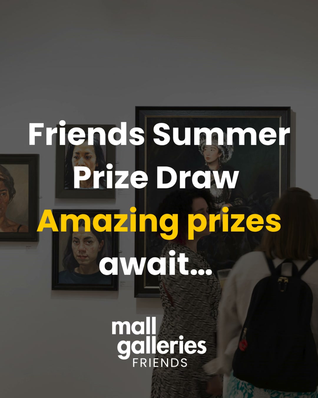Mall Galleries Facebook ad: Friends Summer Prize Draw