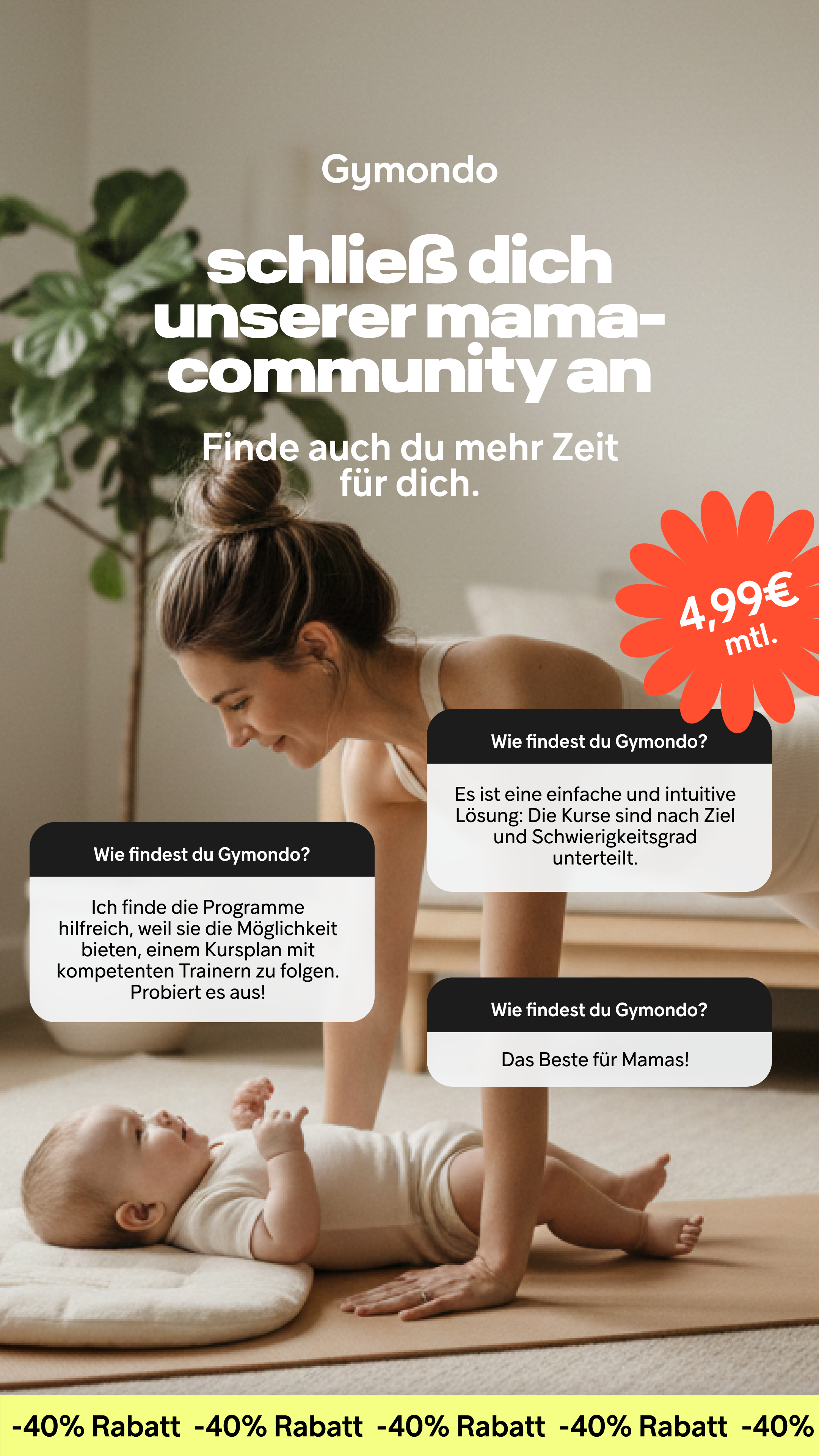 Gymondo Facebook ad