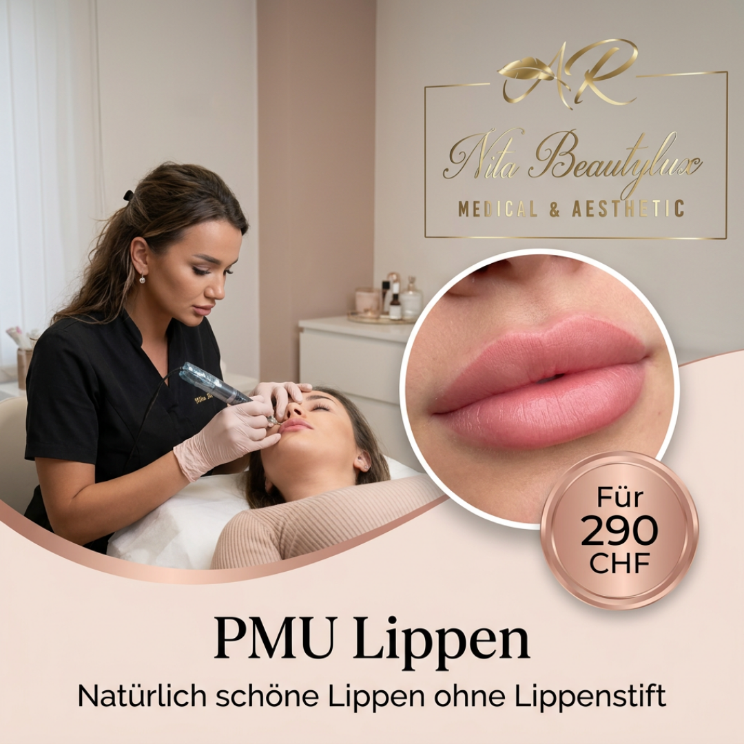 Nita Beautylux Facebook ad: EXKLUSIV IN REINACH: PERMANENT MAKE-UP FÜR LIPPEN