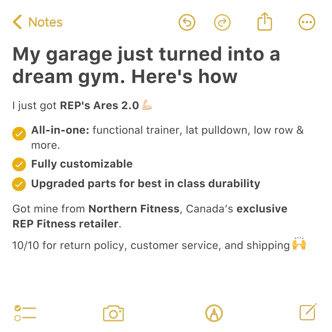Northern Fitness I Fit Anywhere Facebook ad