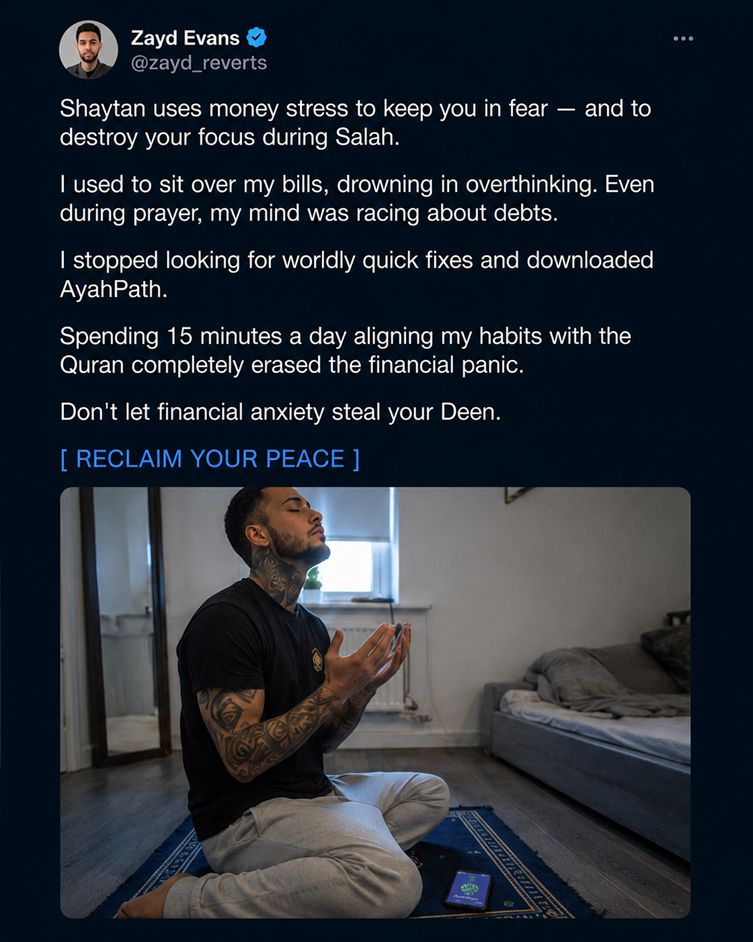Imam Advice Daily Facebook ad