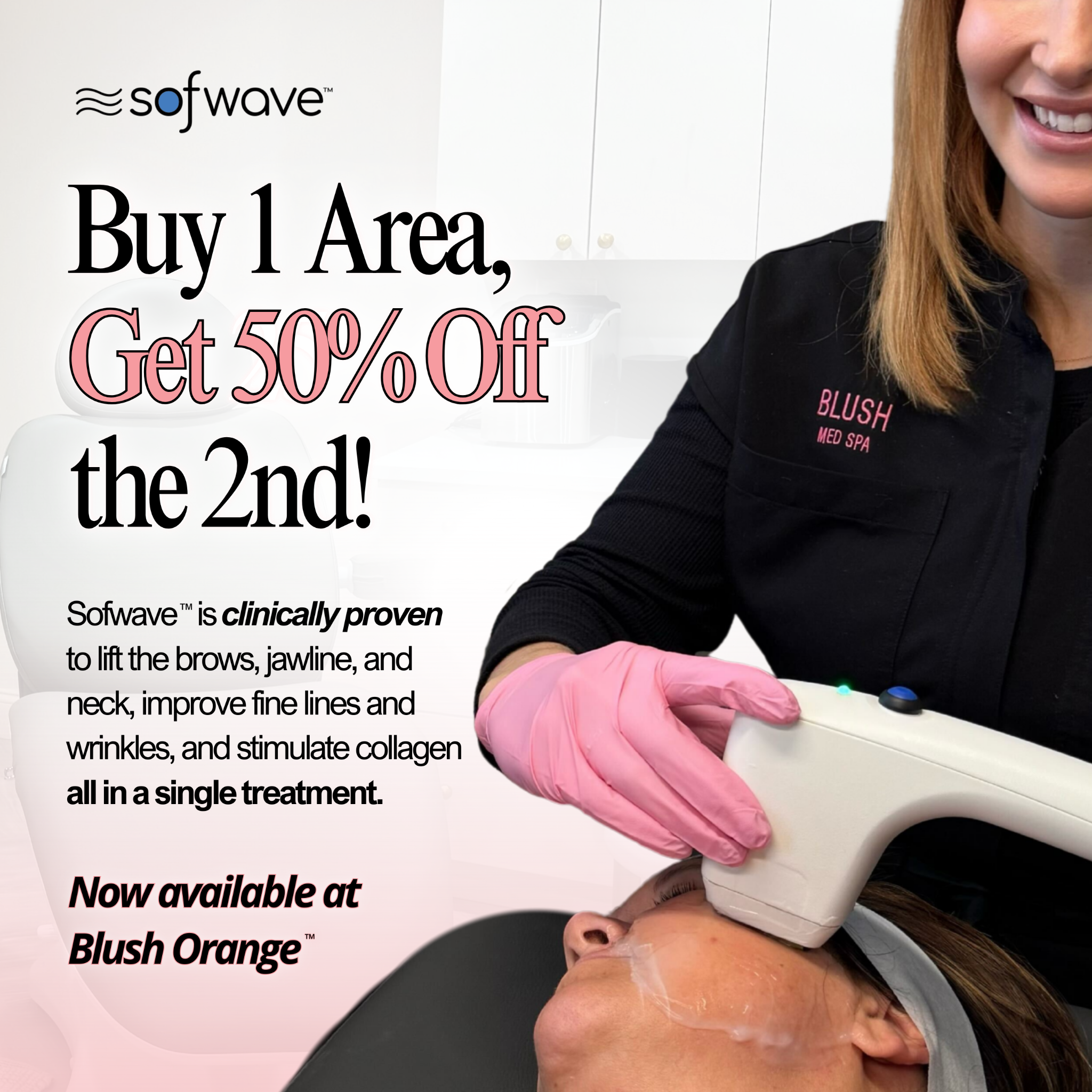Blush Med Spa Facebook ad