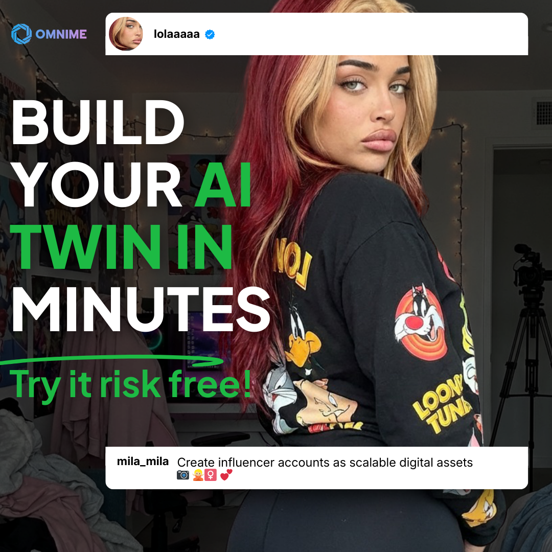 Omnime AI Facebook ad: Create Content Without Risking a Dollar