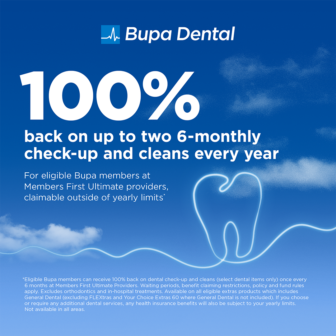 Bupa Australia Facebook ad: Members First Ultimate