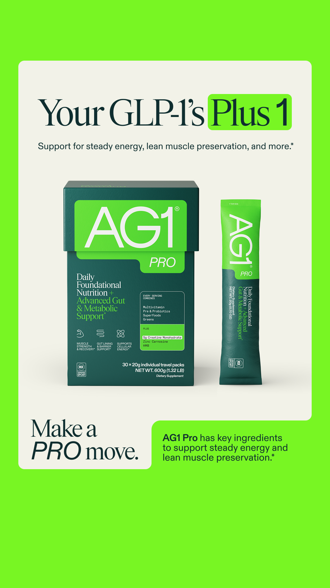 AG1 by Athletic Greens Facebook ad