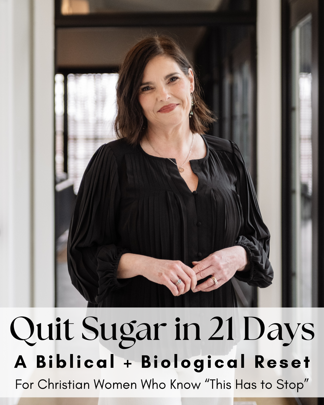 Christine Trimpe Author, Speaker, & Founder of SugarFreed Facebook ad: Quit Sugar in 21 Days