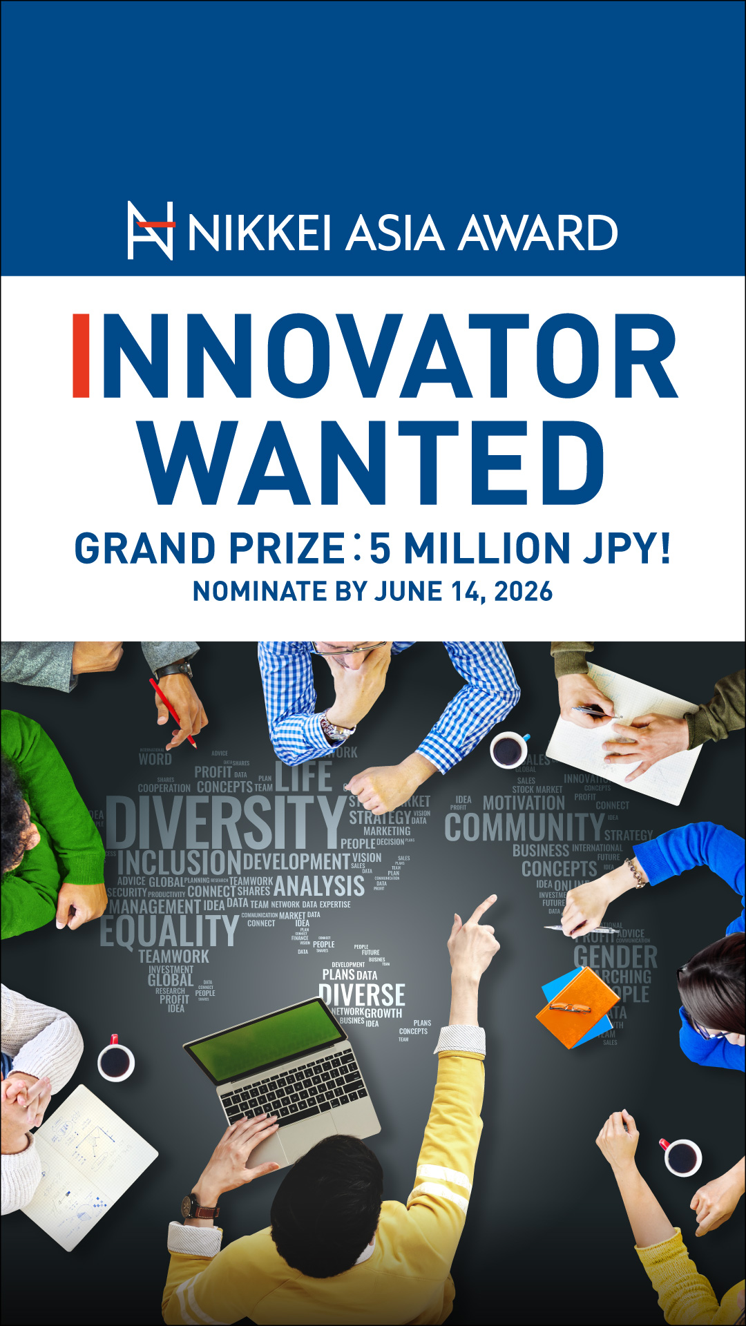 Nikkei Asia Award Facebook ad from Feb 20, 2026