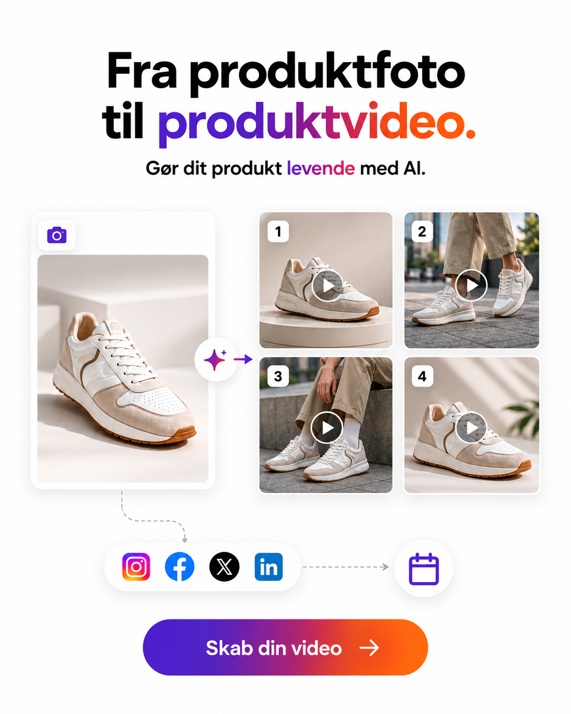 Digibate Facebook ad: Lav nye produktbilleder og videoer på få minutter