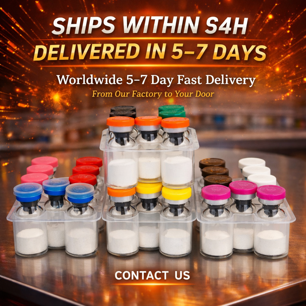 Peptide manufacturer Facebook ad: Premium Peptides with Direct Factory-Access
