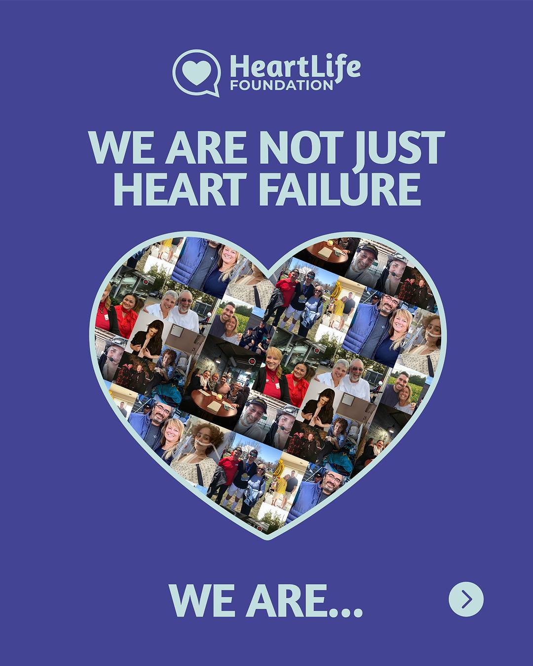 HeartLife Foundation Facebook ad: At HeartLife, advocacy means action.