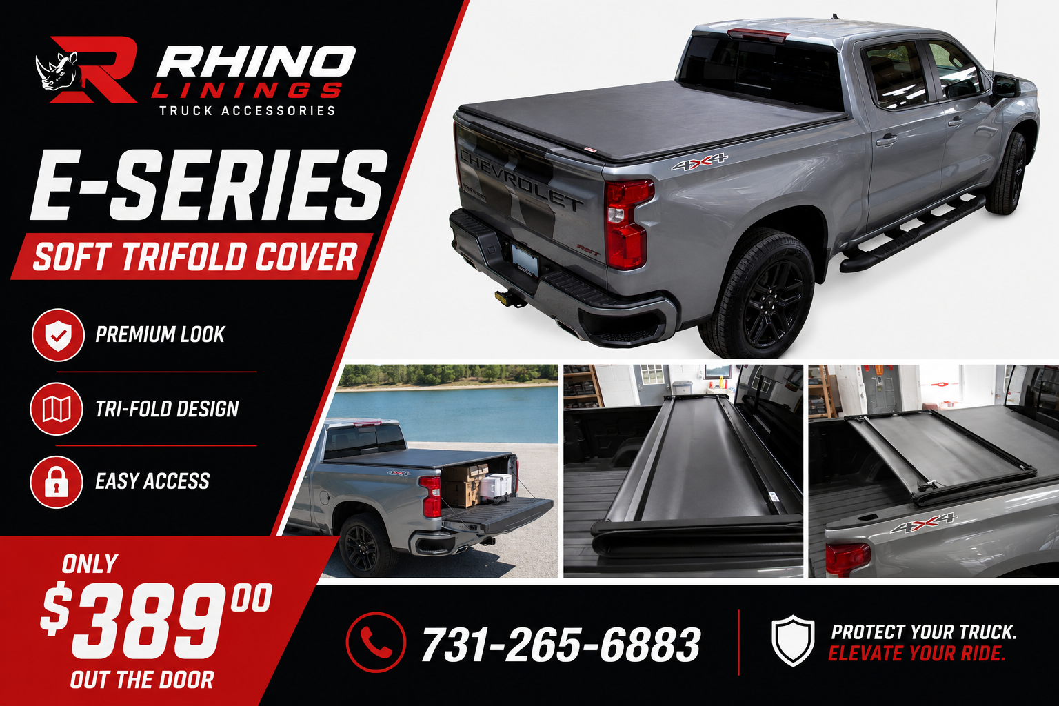 Rhino Linings by Auto Source Facebook ad: Jackson, Tennessee We've got you covered!