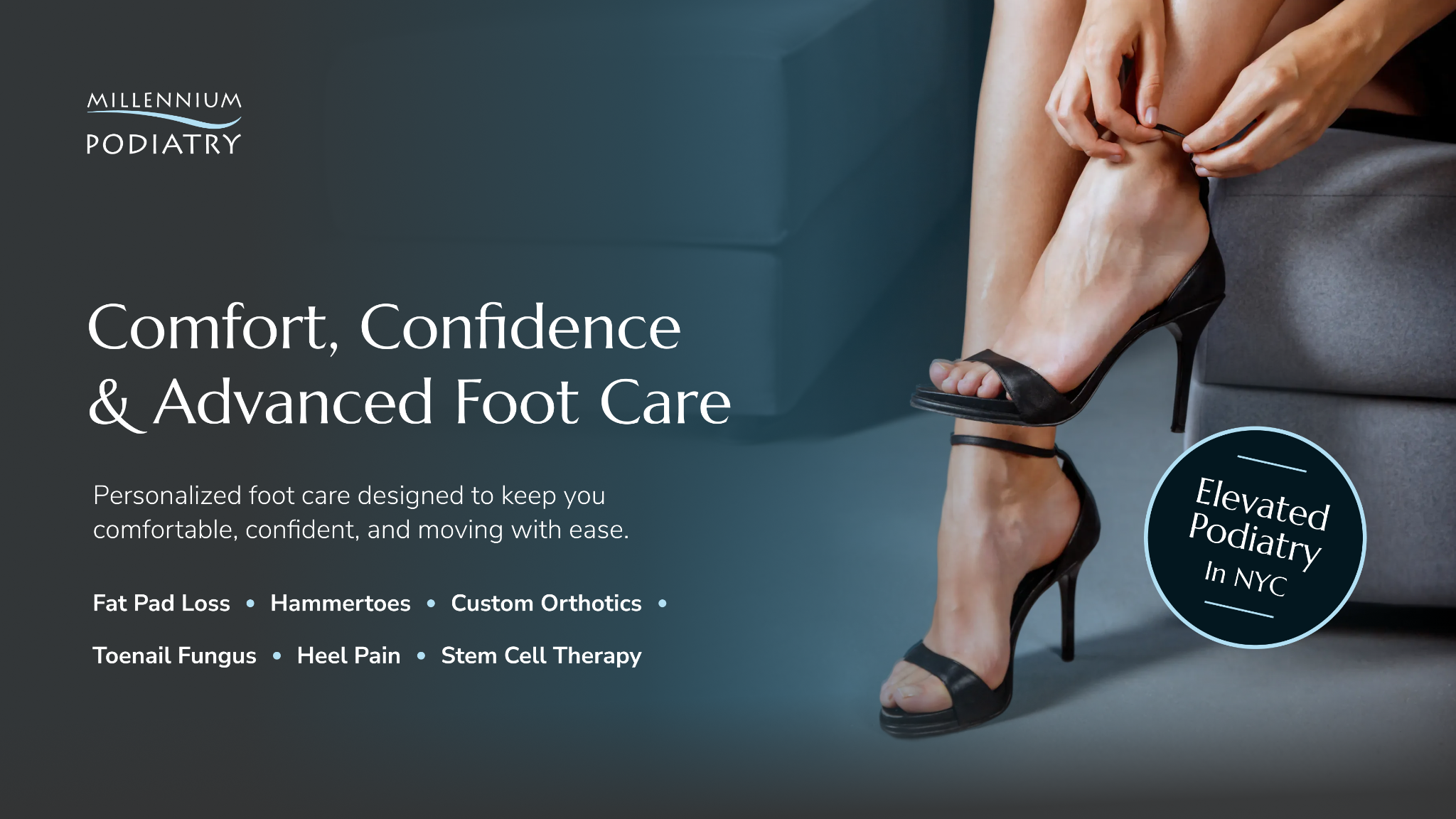 Millennium Podiatry NYC Facebook ad from Jun 9, 2026