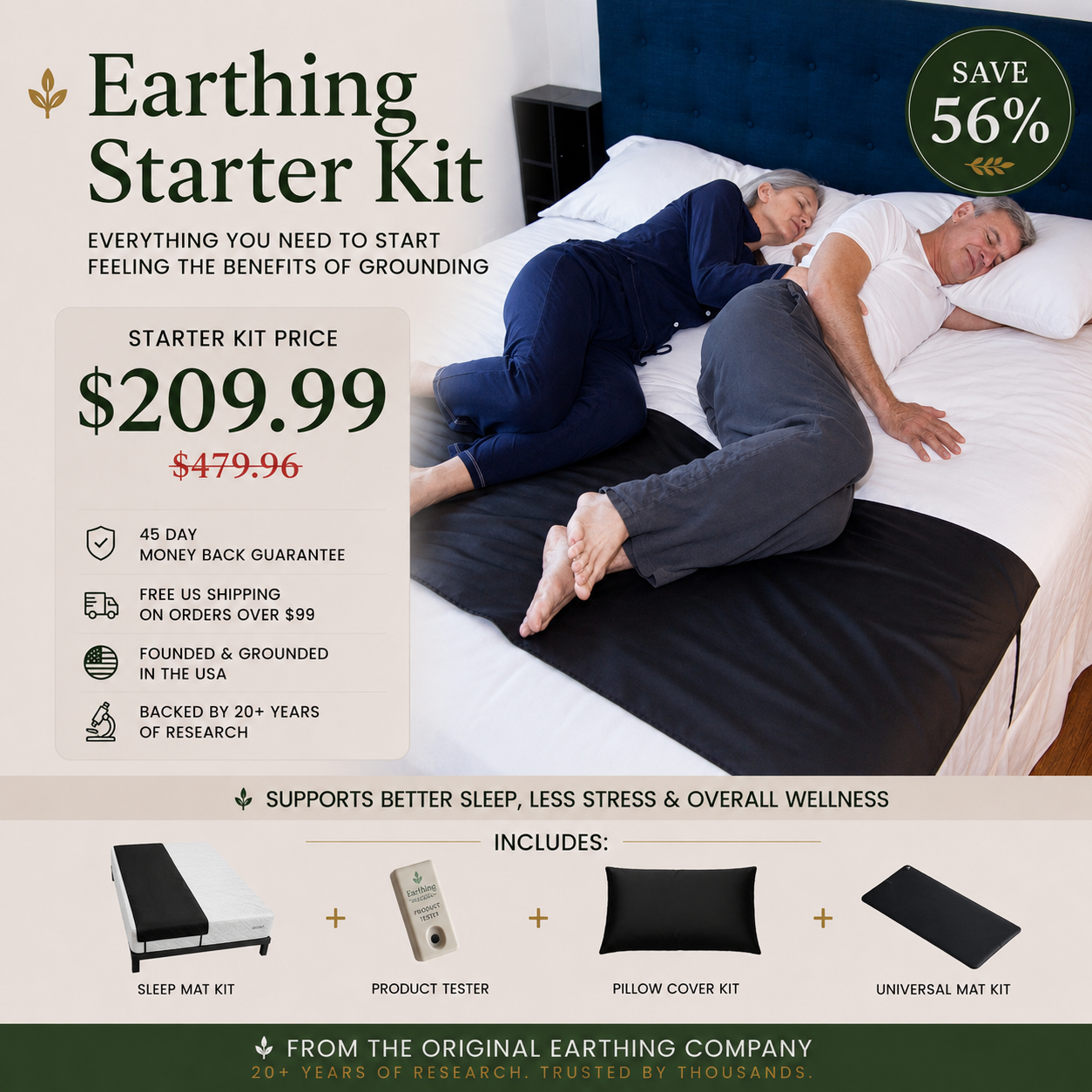 Earthing Facebook ad