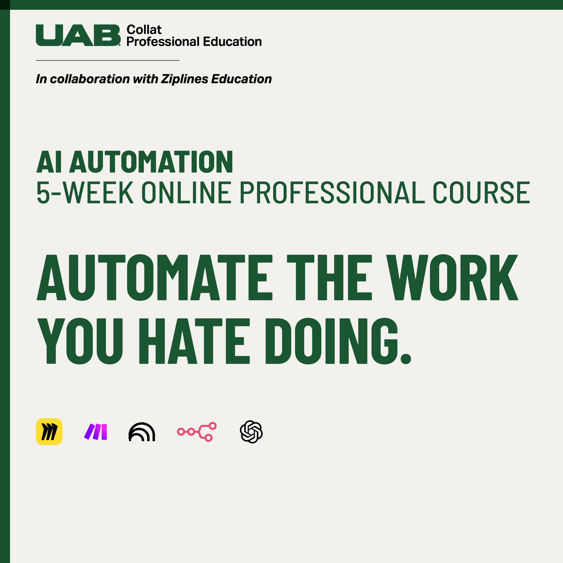 UAB Collat School of Business Facebook ad