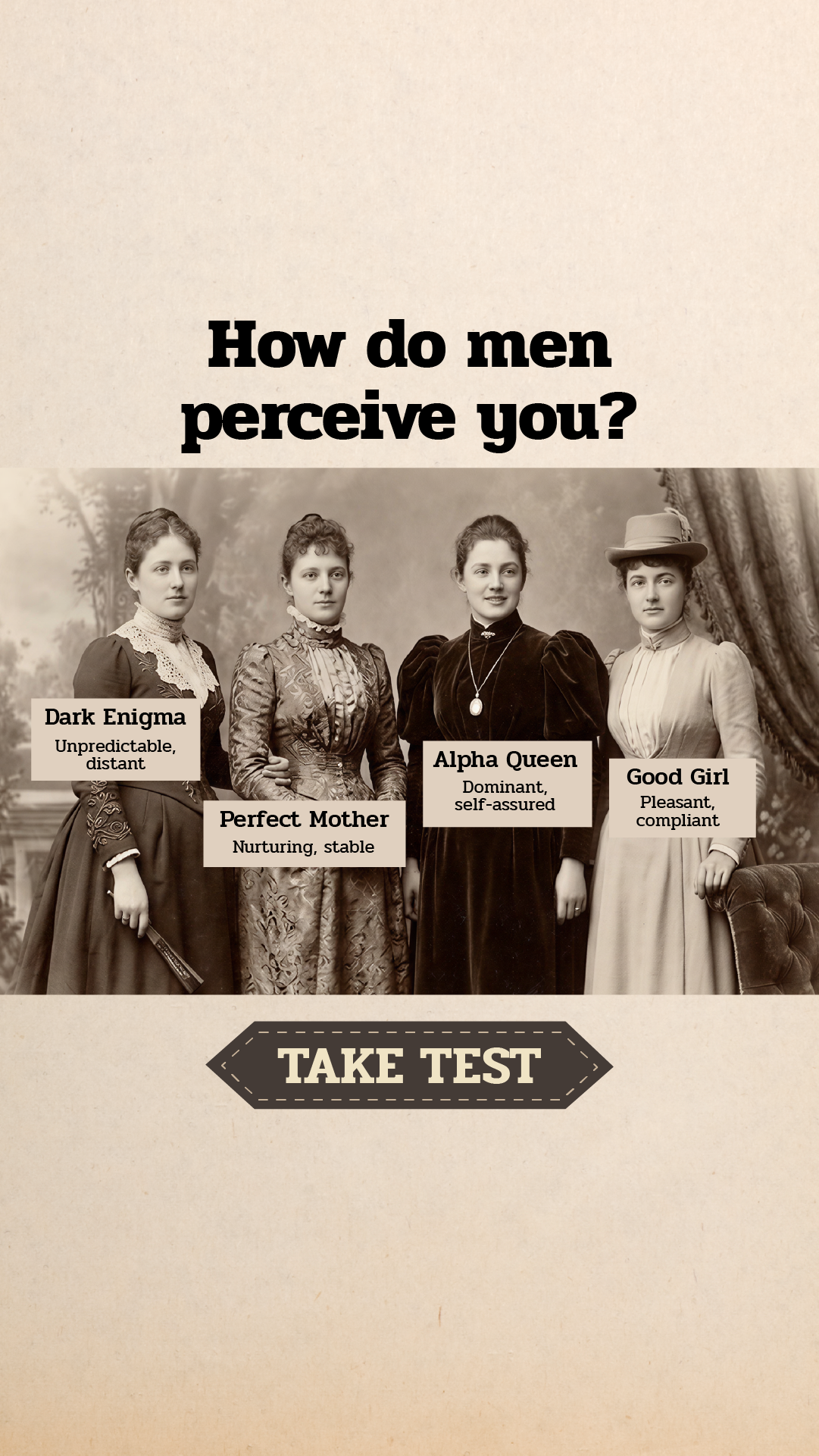 Personality Type Facebook ad