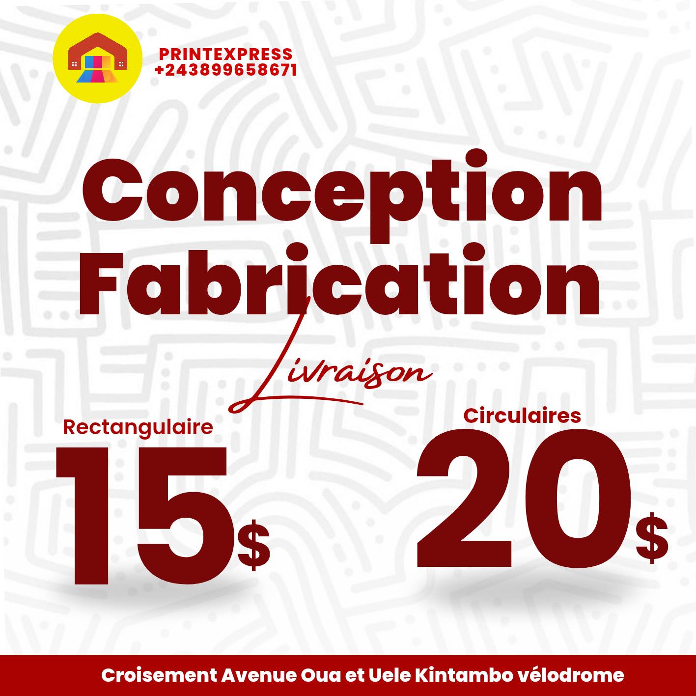 Print express Facebook ad: Hey la fabrication est simple et rapide!